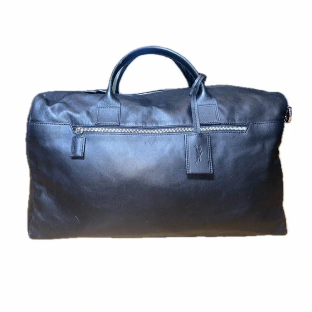 Longchamp Baxi Leather Duffel Bag